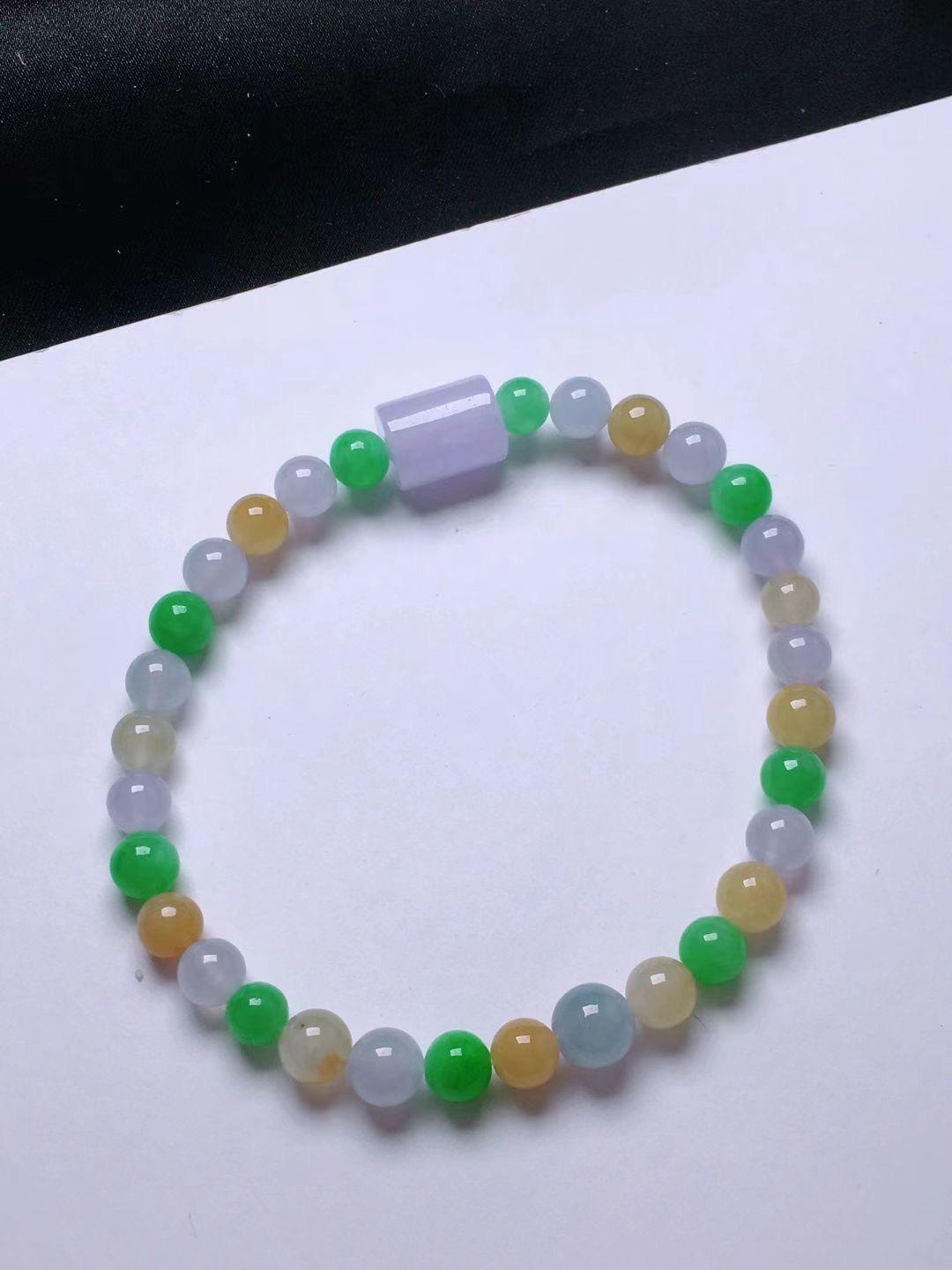 高冰多寶翡翠手串