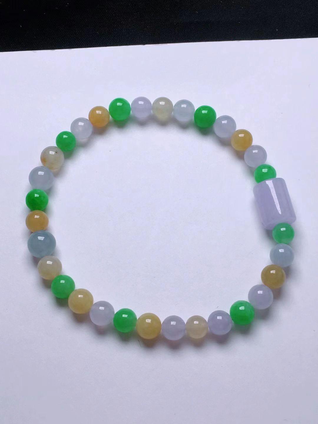 高冰多寶翡翠手串