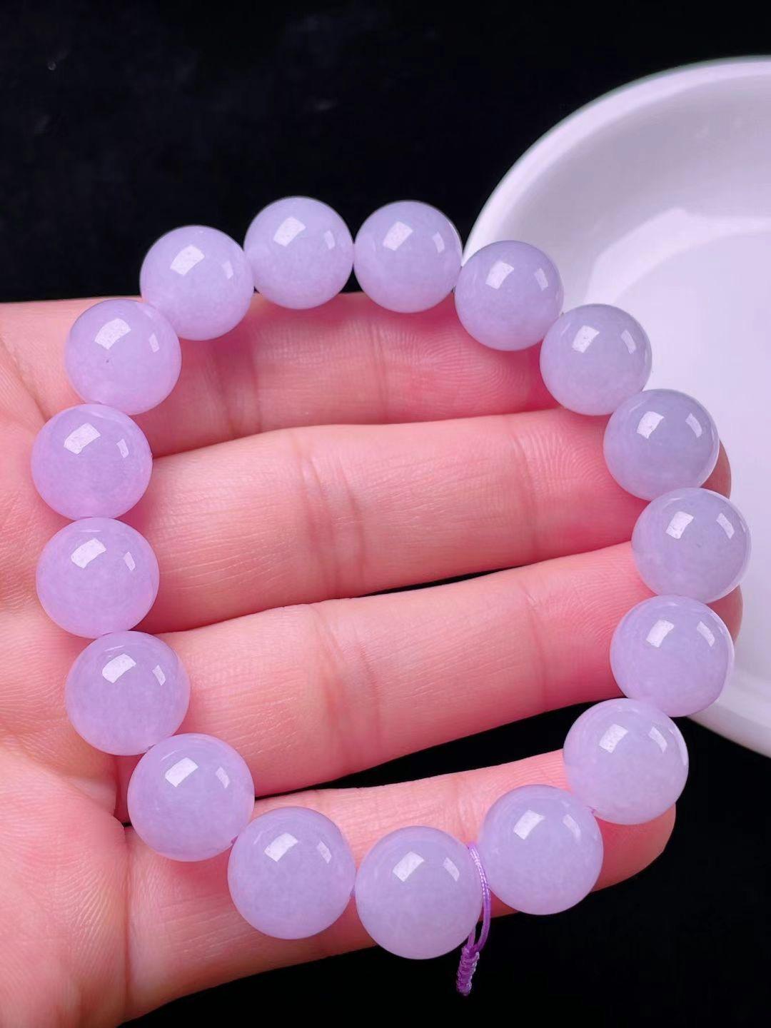 紫羅蘭翡翠手串