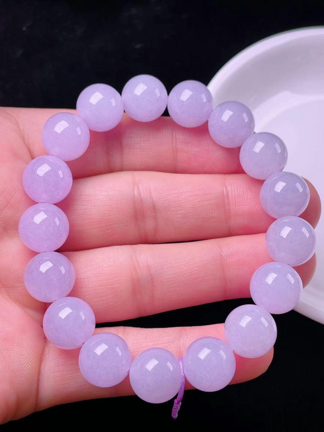 紫羅蘭翡翠手串