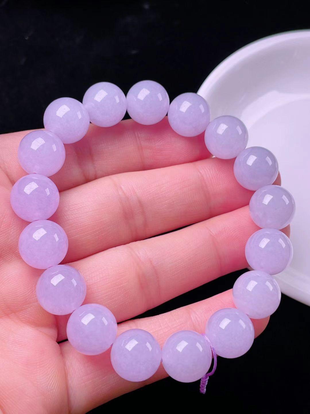 紫羅蘭翡翠手串