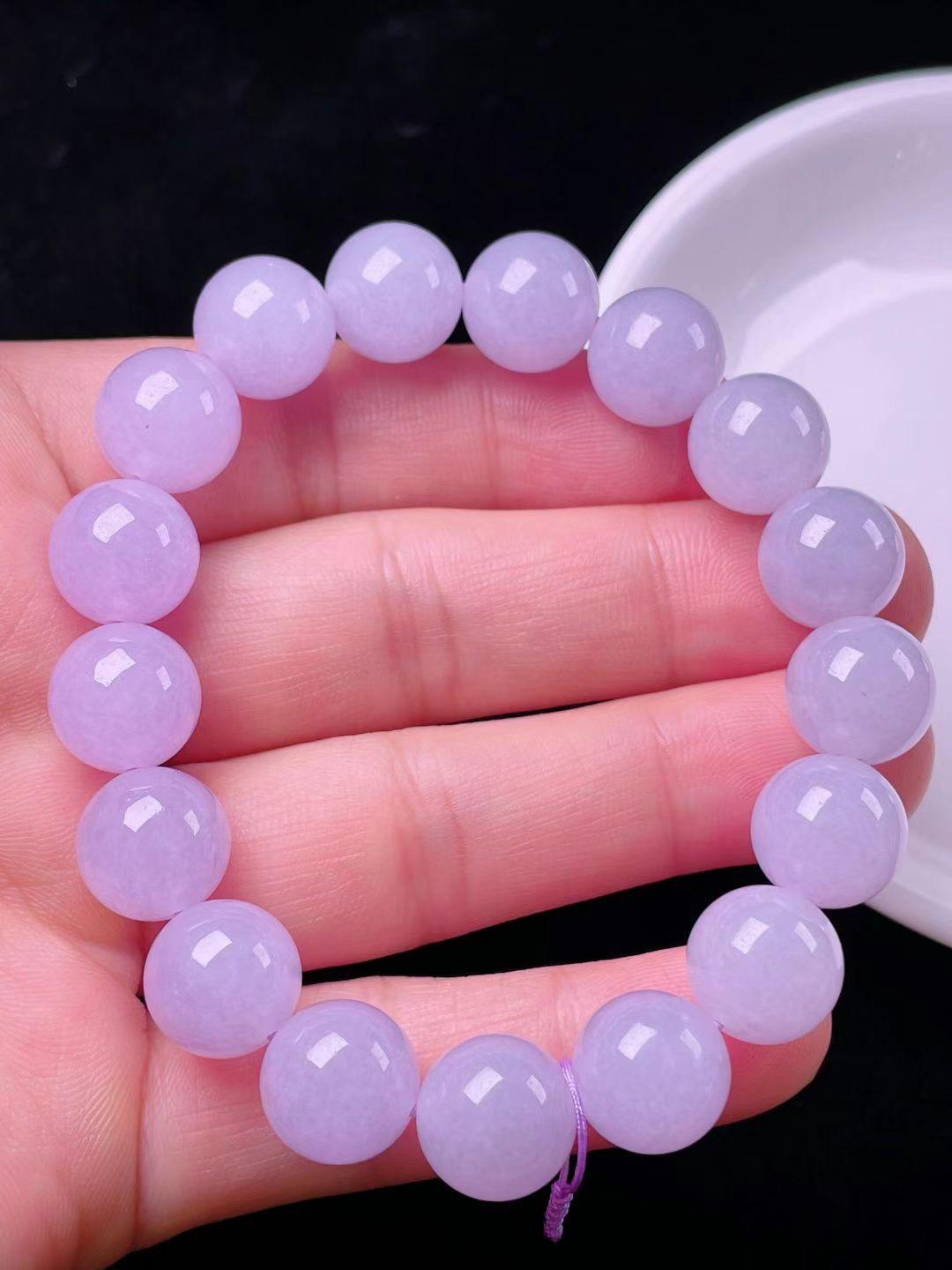 紫羅蘭翡翠手串