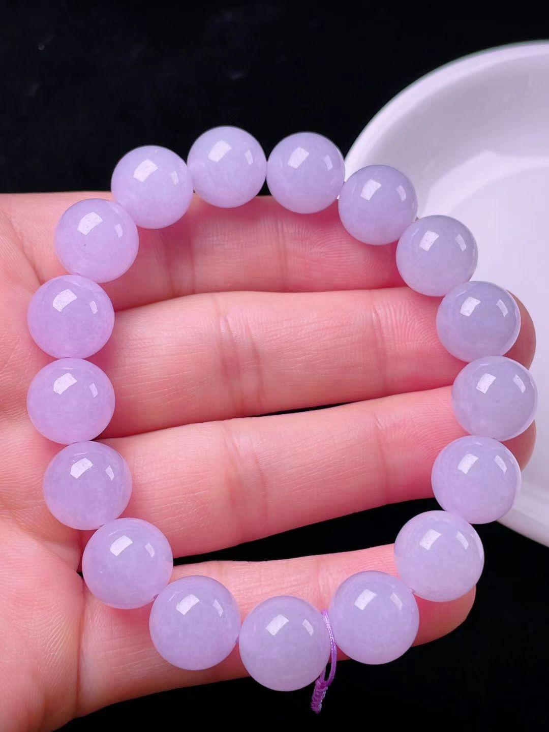 紫羅蘭翡翠手串