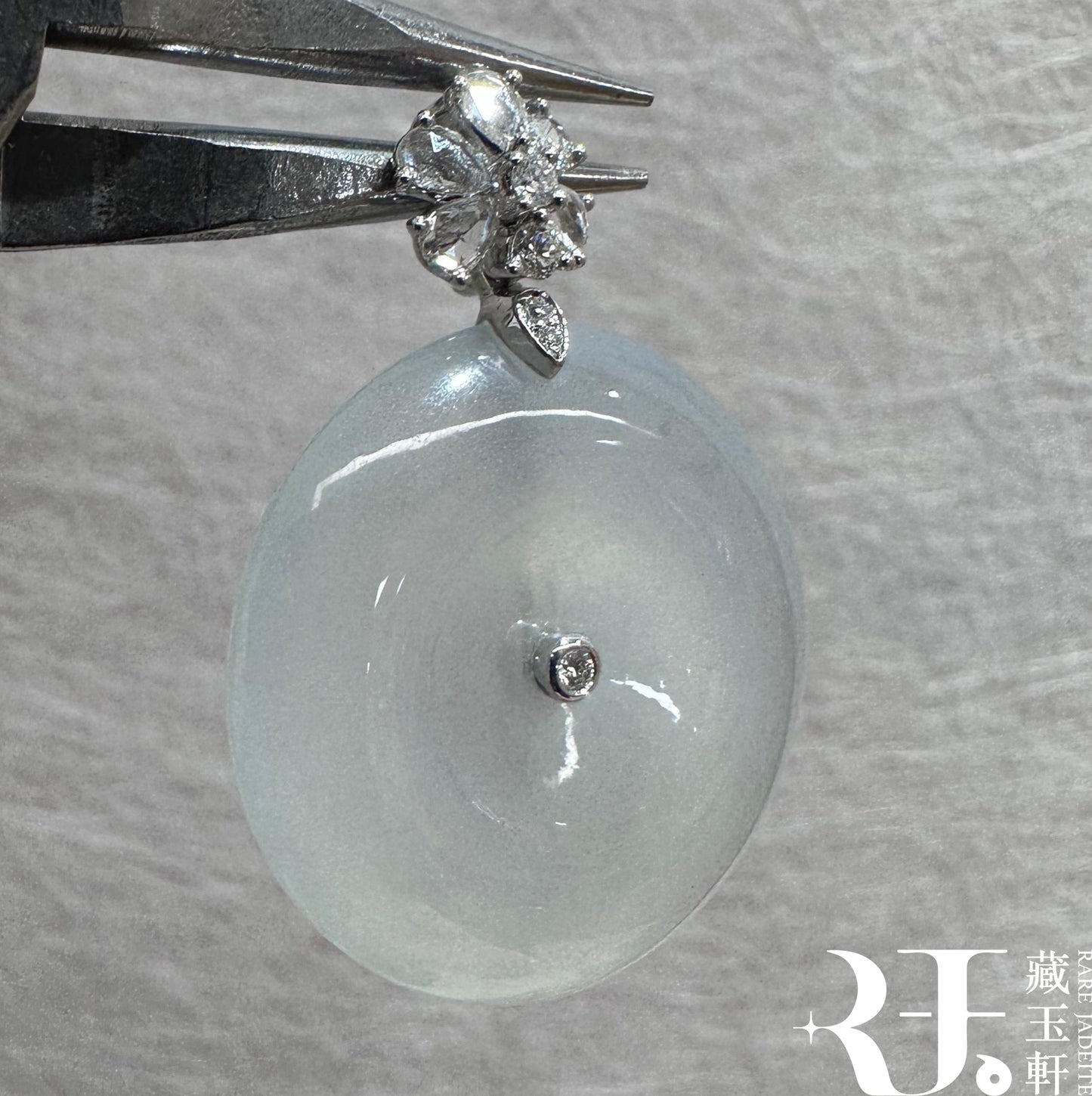 茅台白平安扣吊墜