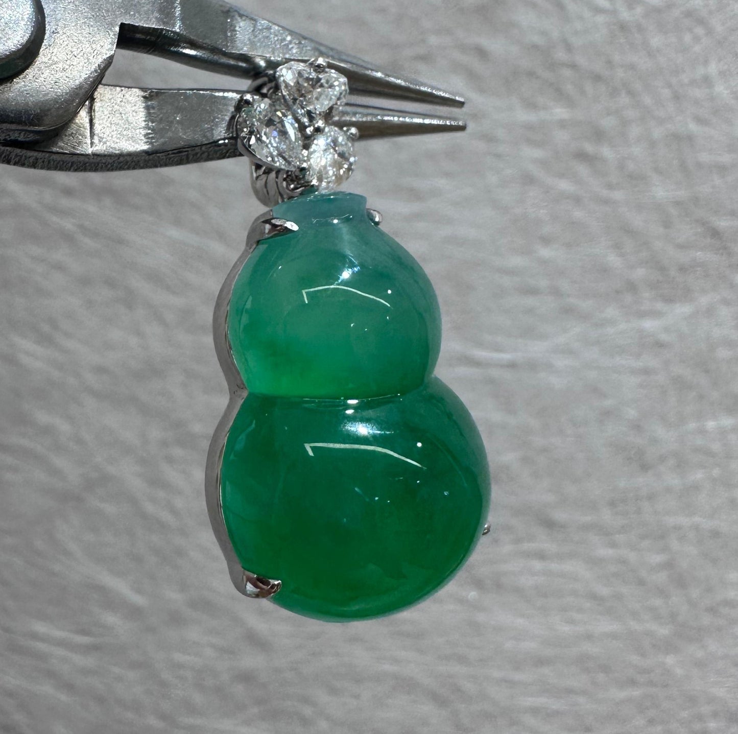 冰甜綠葫蘆吊墜