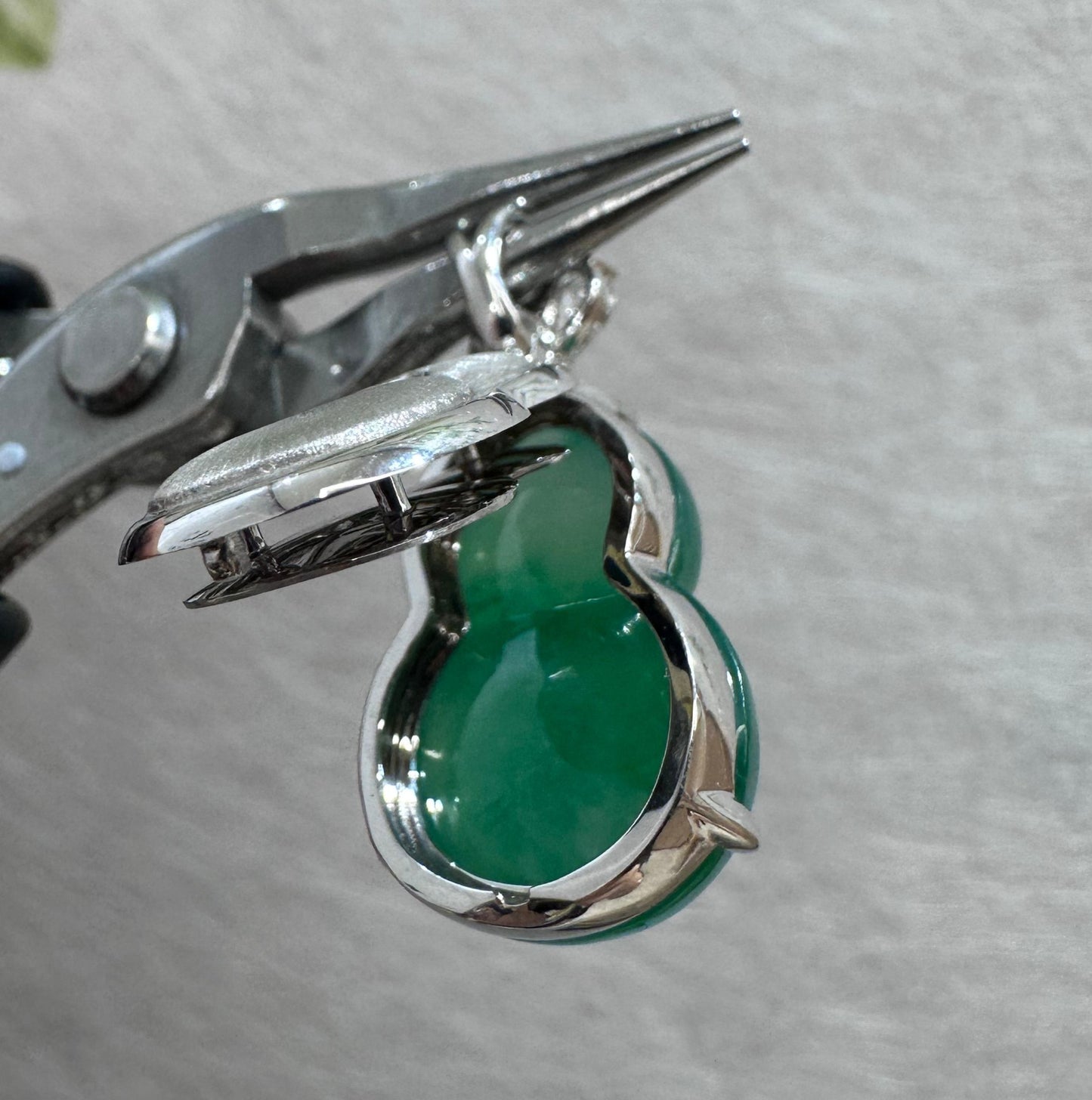 冰甜綠葫蘆吊墜