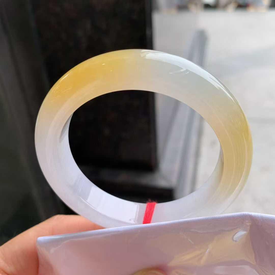 冰糖黃翡平安鐲