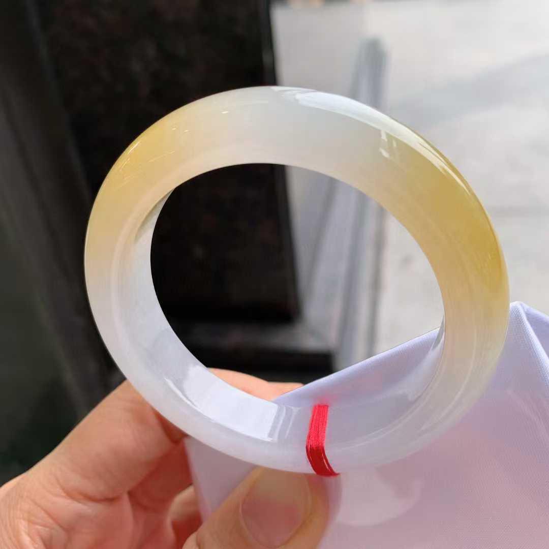 冰糖黃翡平安鐲