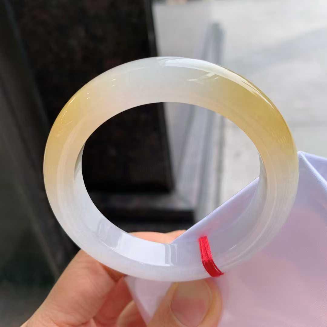 冰糖黃翡平安鐲