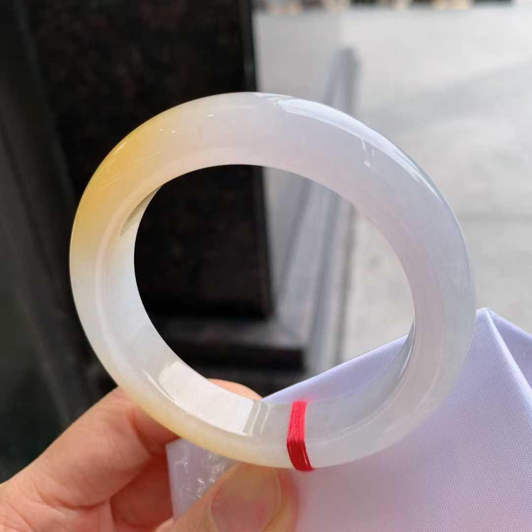 冰糖黃翡平安鐲