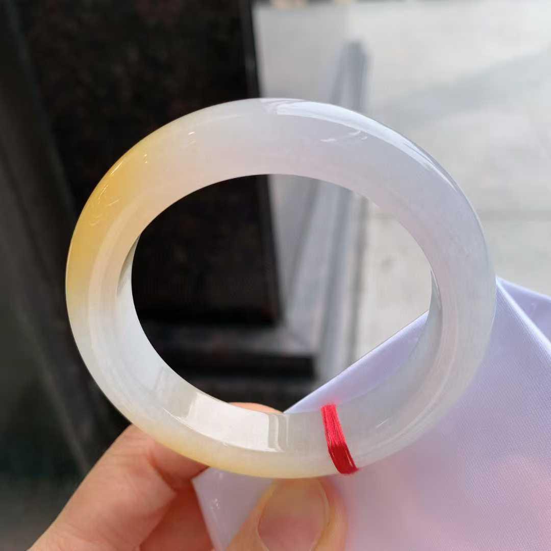 冰糖黃翡平安鐲