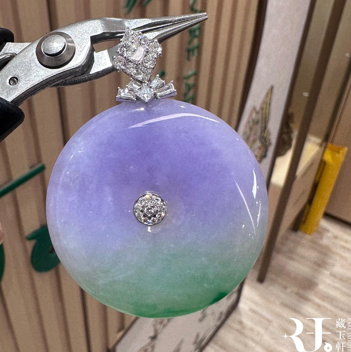 鮮豔春彩平安扣