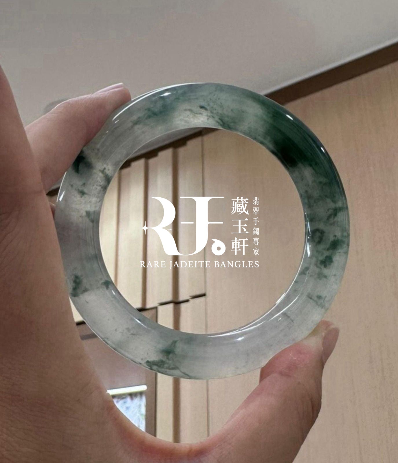 玻璃水草飄靈花福鐲