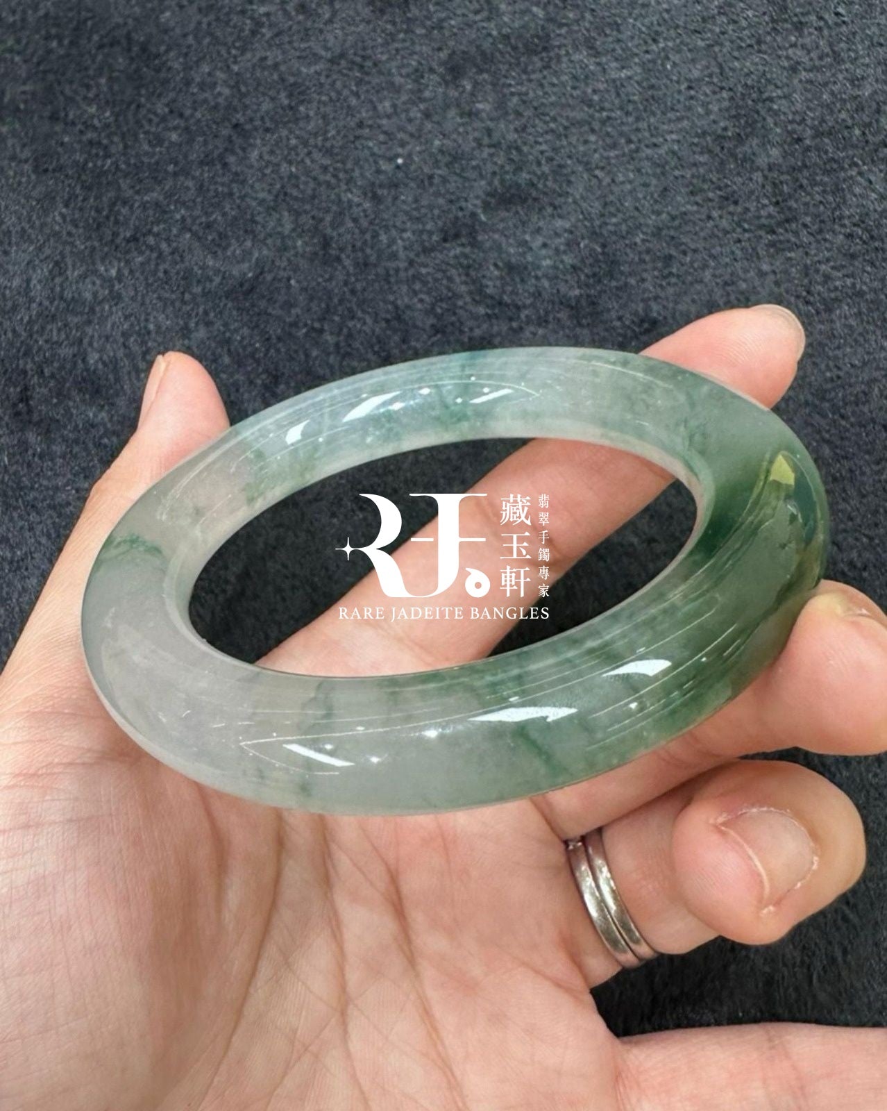 玻璃水草飄靈花福鐲