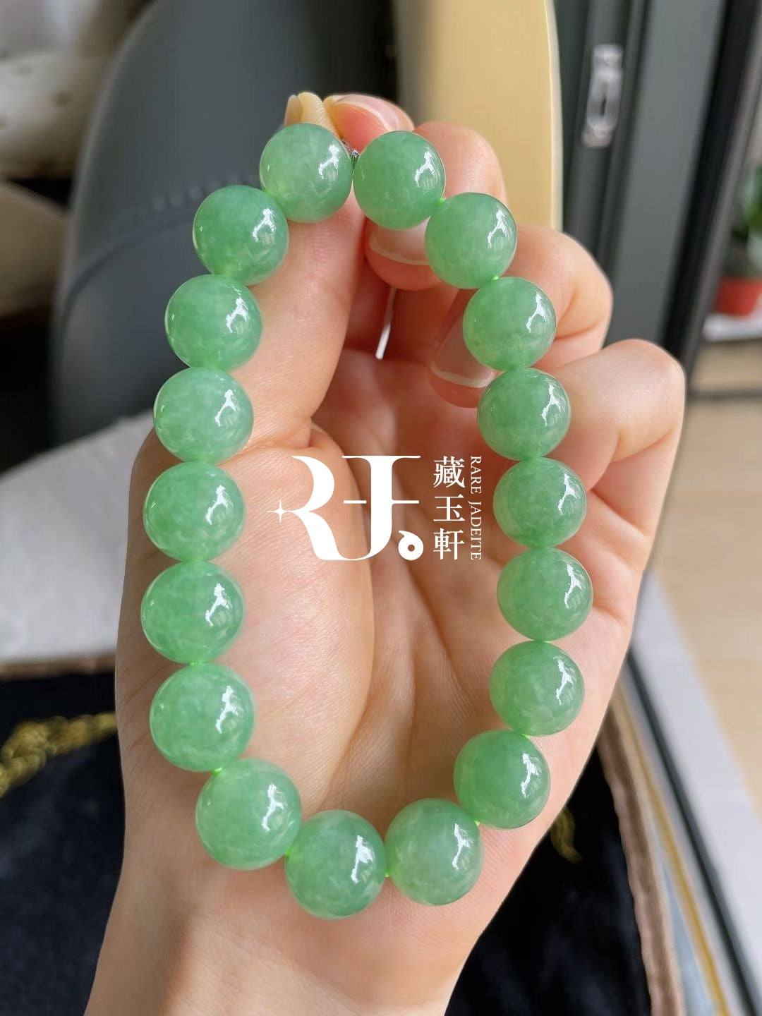 冰甜綠滿綠手串