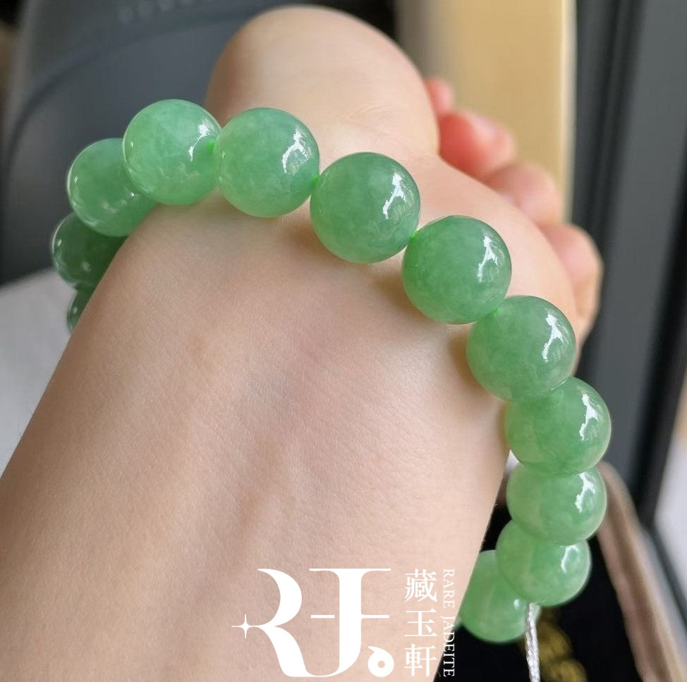 冰甜綠滿綠手串