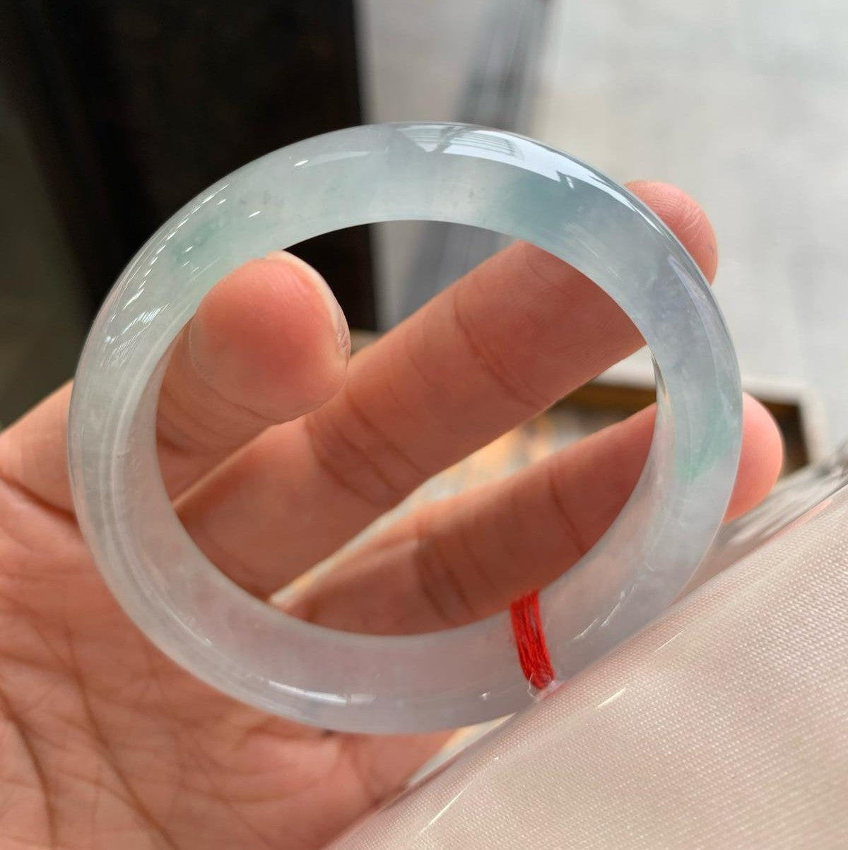 冰晴飄花貴妃鐲