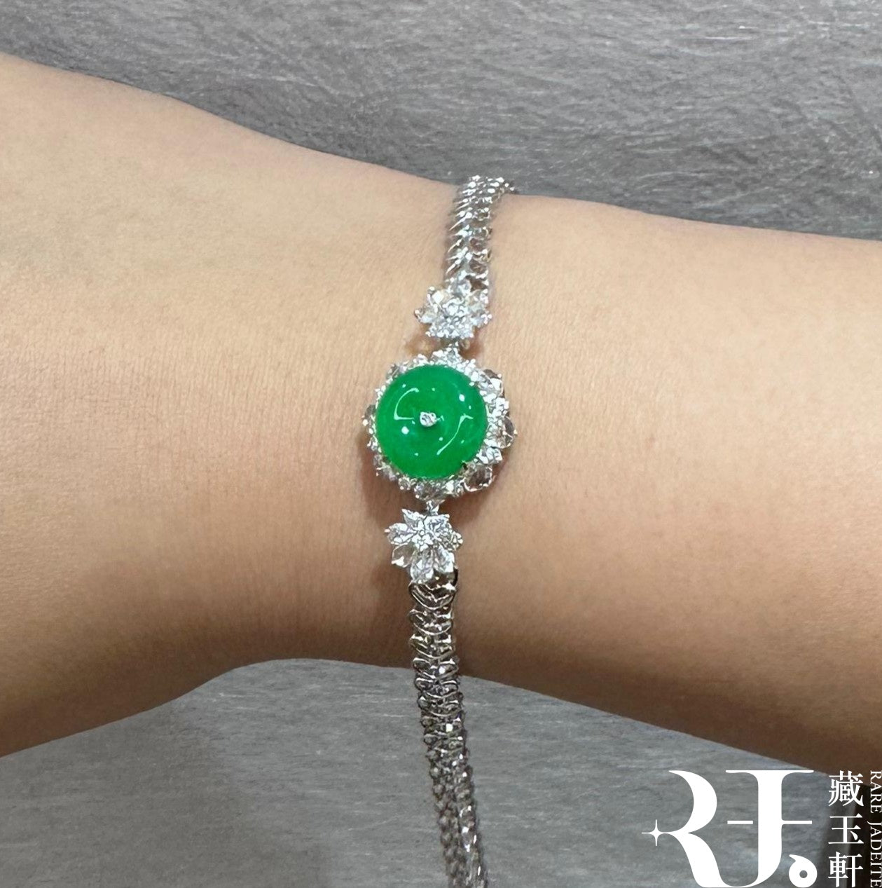 滿綠平安扣手鏈