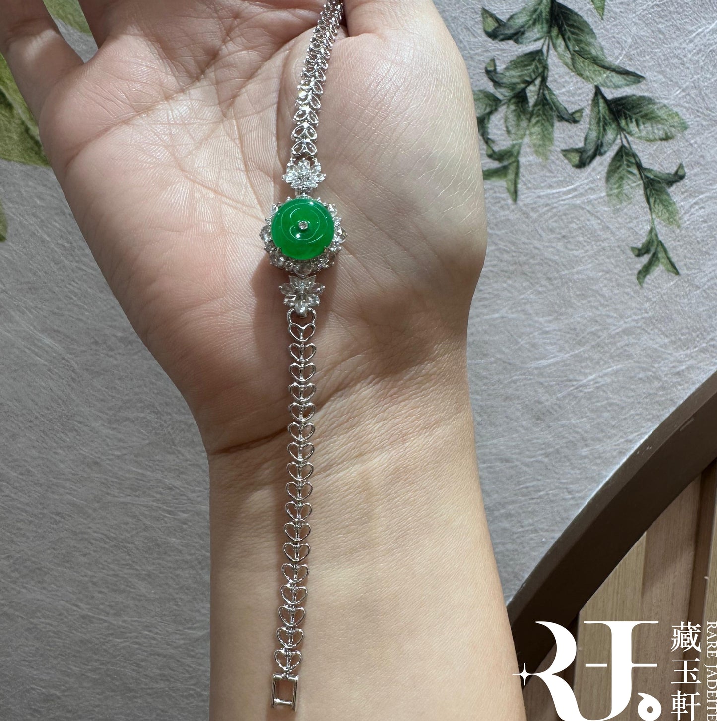 滿綠平安扣手鏈