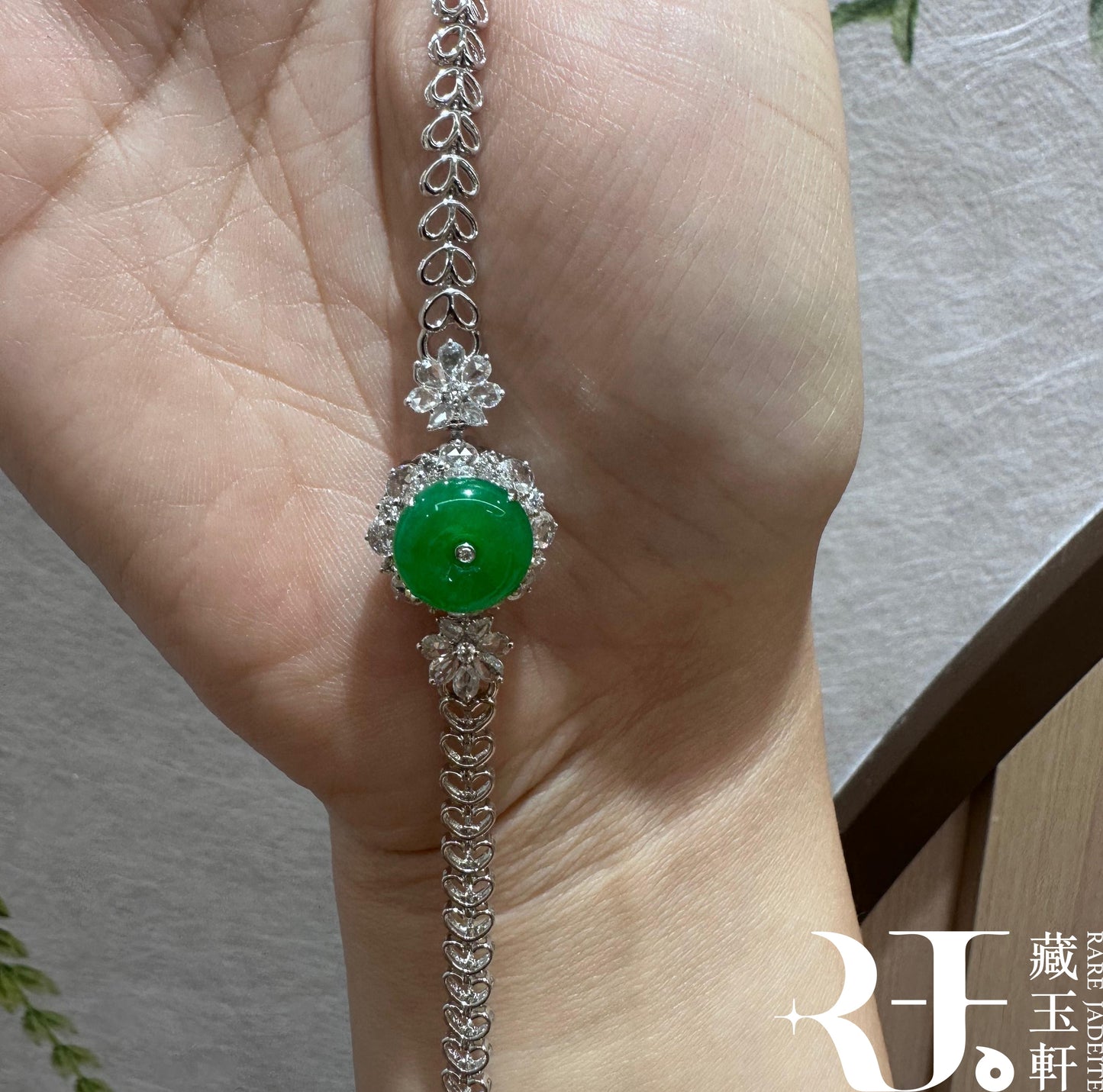滿綠平安扣手鏈