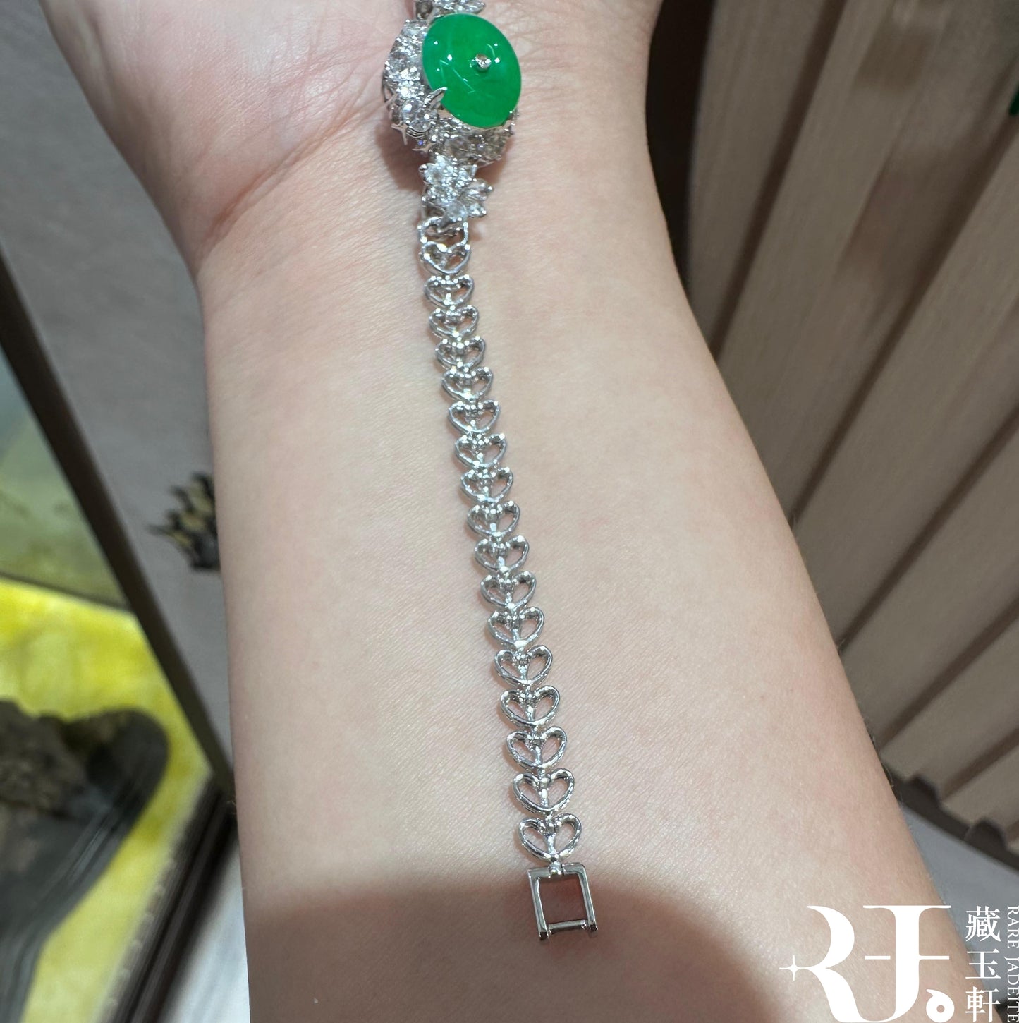 滿綠平安扣手鏈