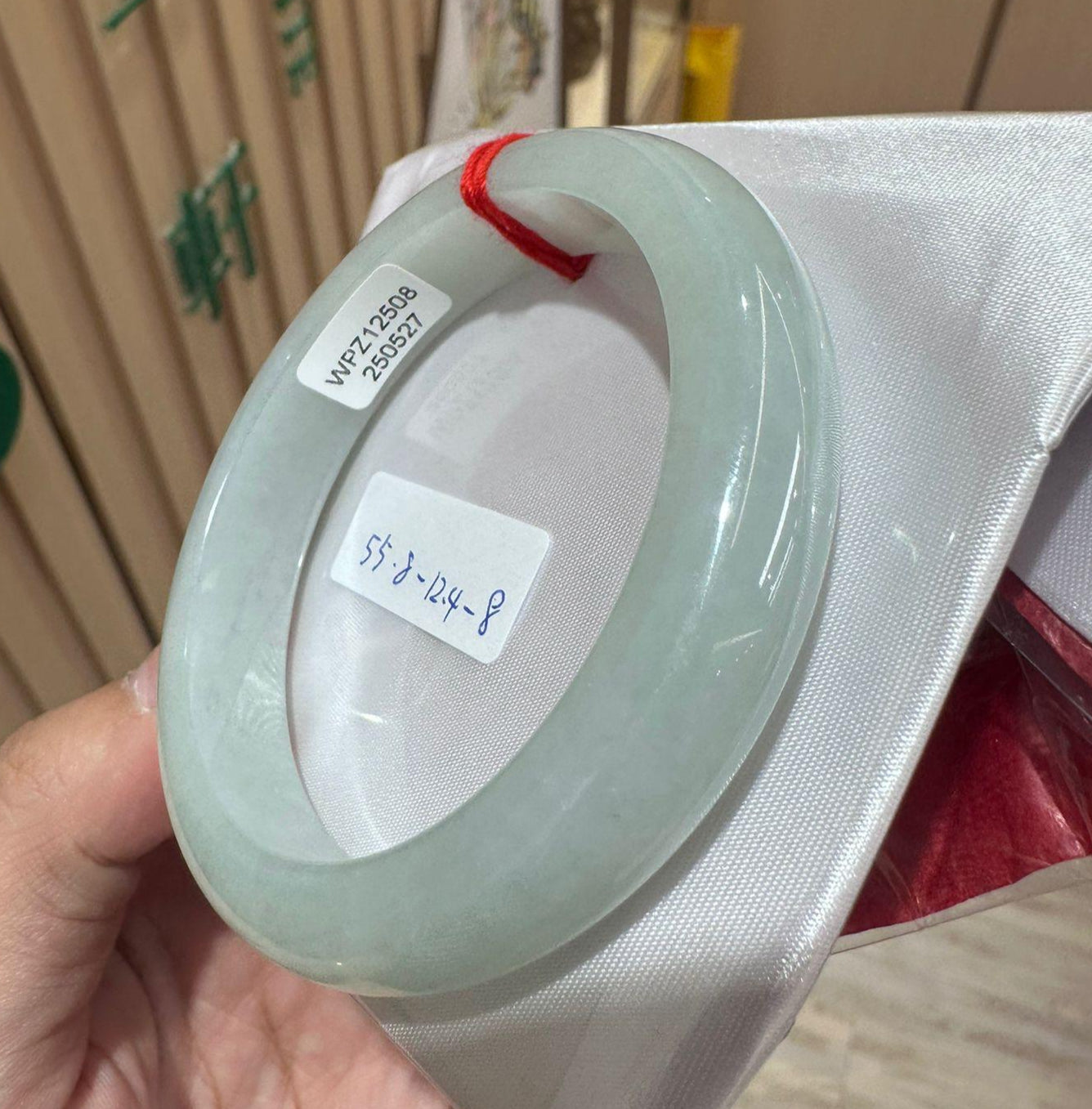 糯冰白月光手鐲55.8