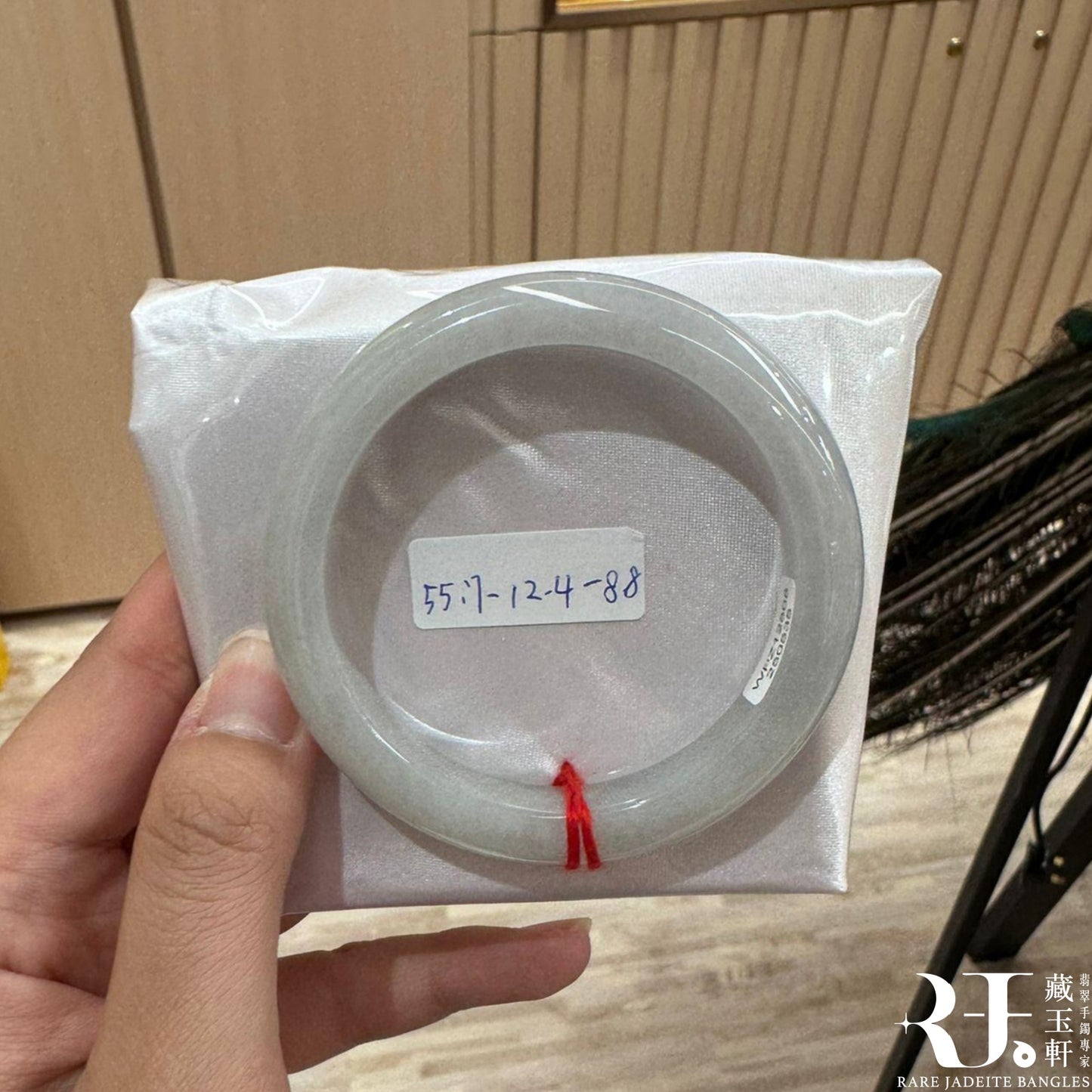 糯冰白月光手鐲55.7