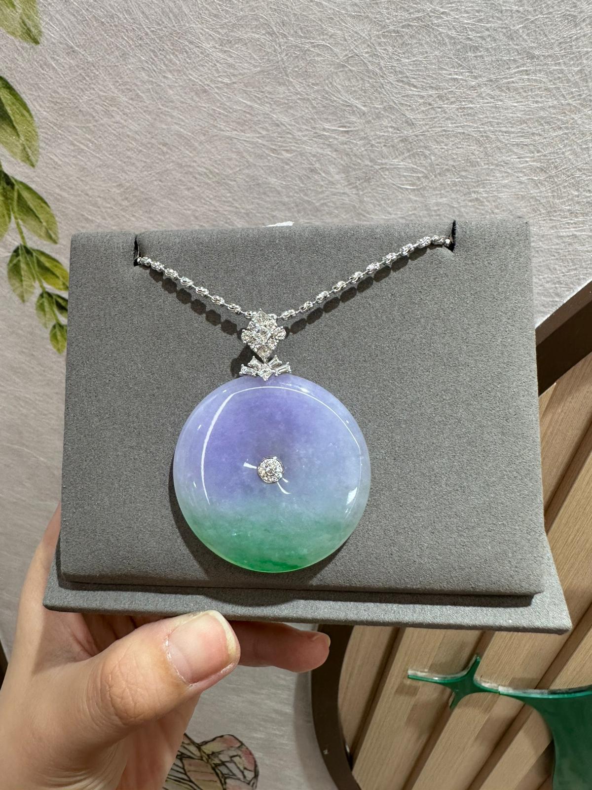 浪漫春彩平安扣