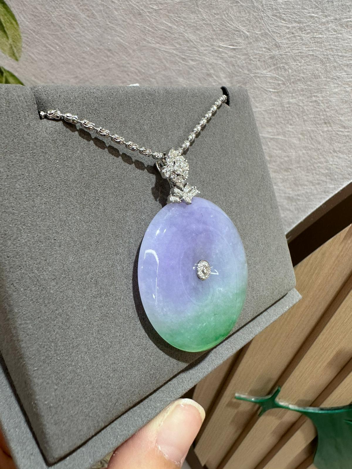 浪漫春彩平安扣