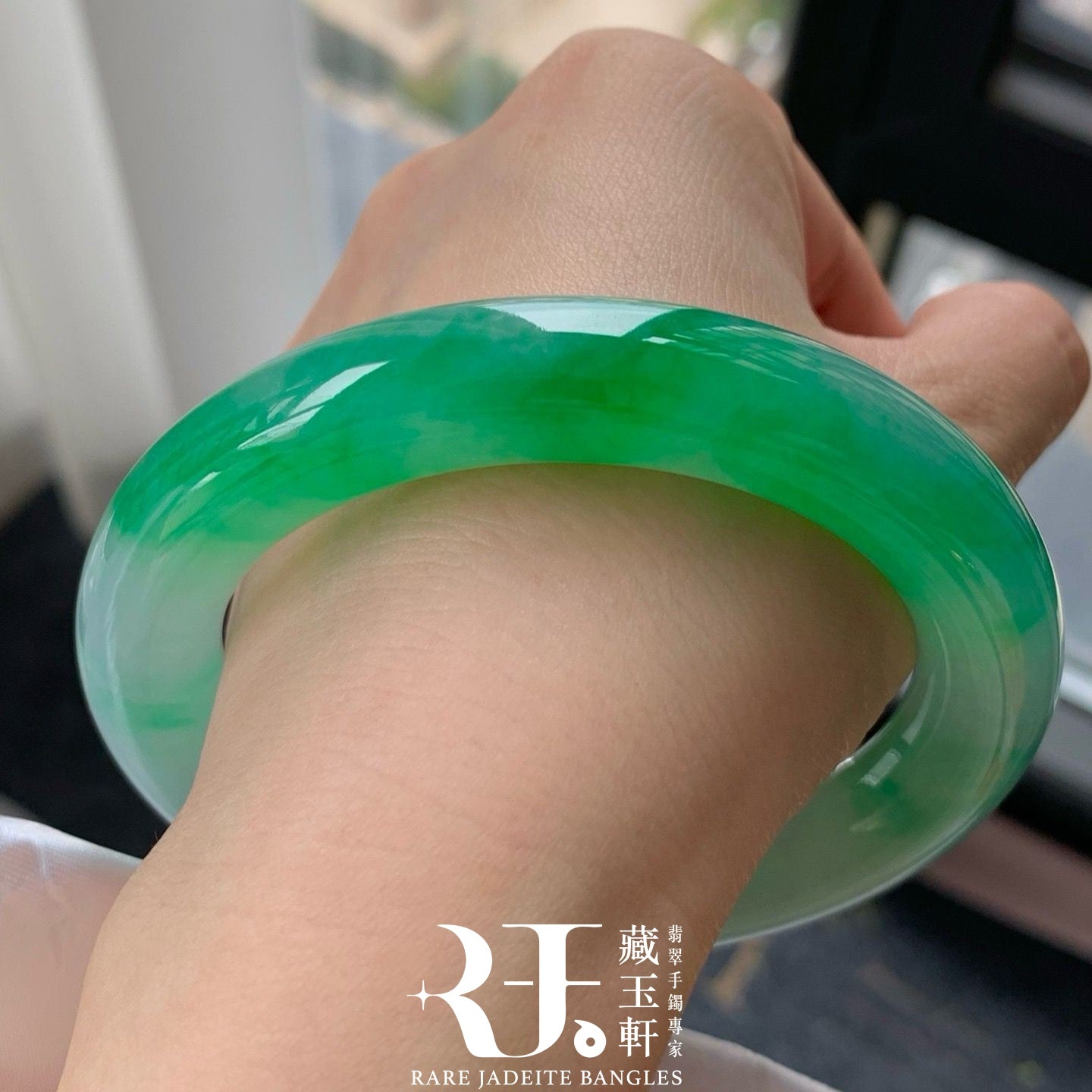 冰陽綠花福鐲