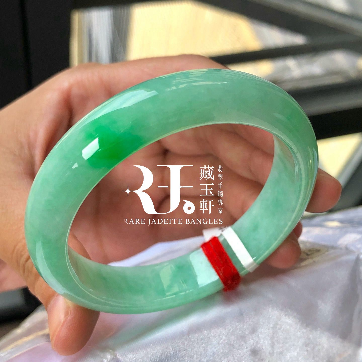 滿綠飄花平安鐲