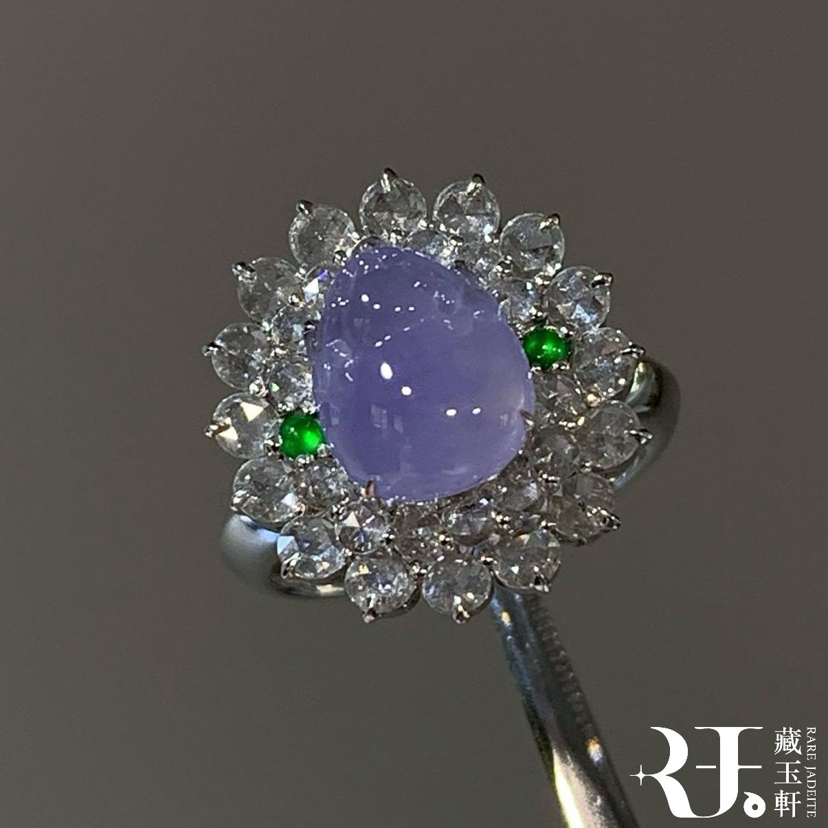 紫羅蘭豼貅戒指