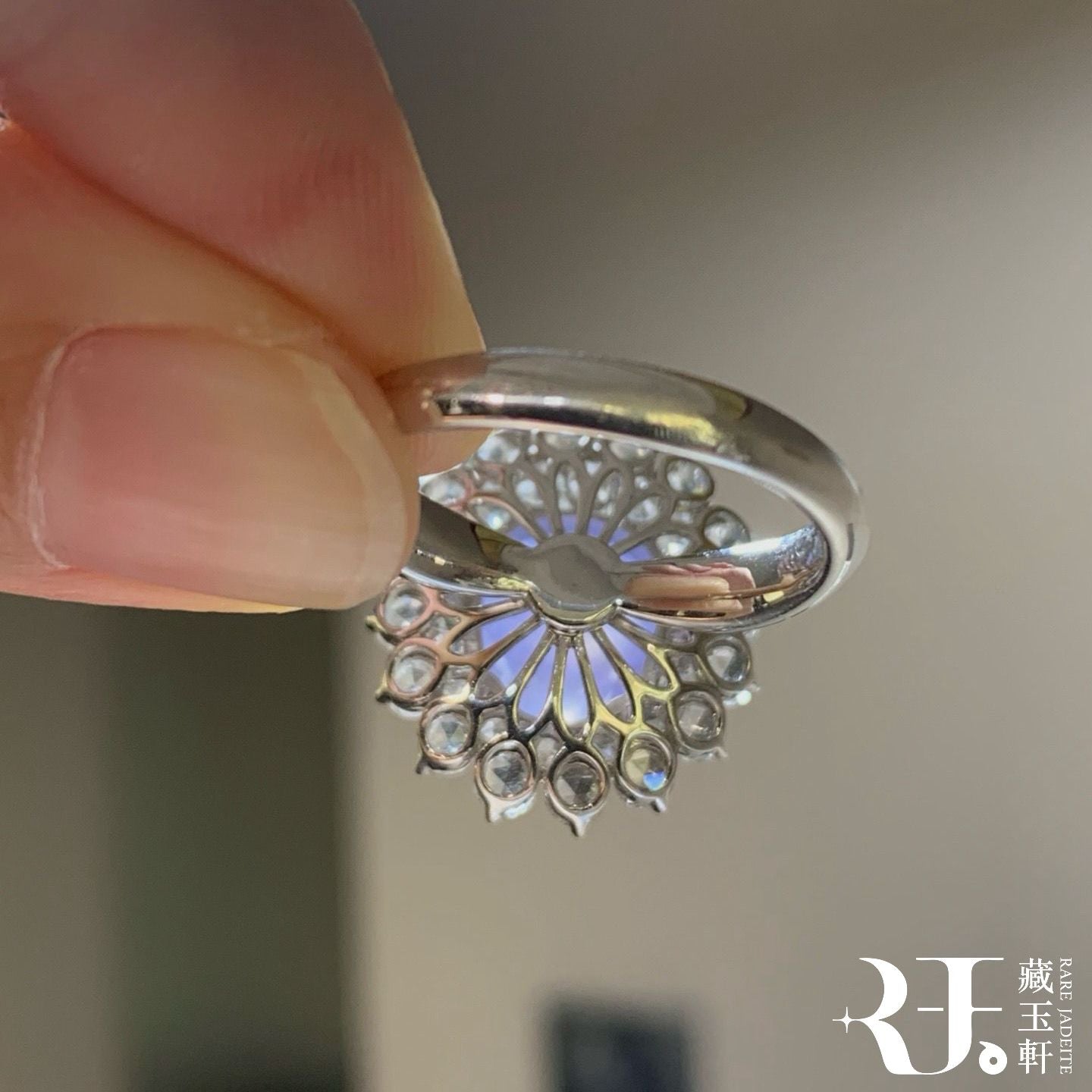 紫羅蘭豼貅戒指