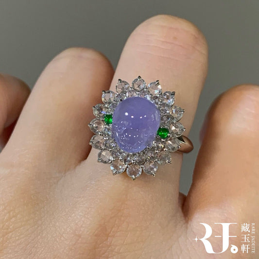紫羅蘭豼貅戒指