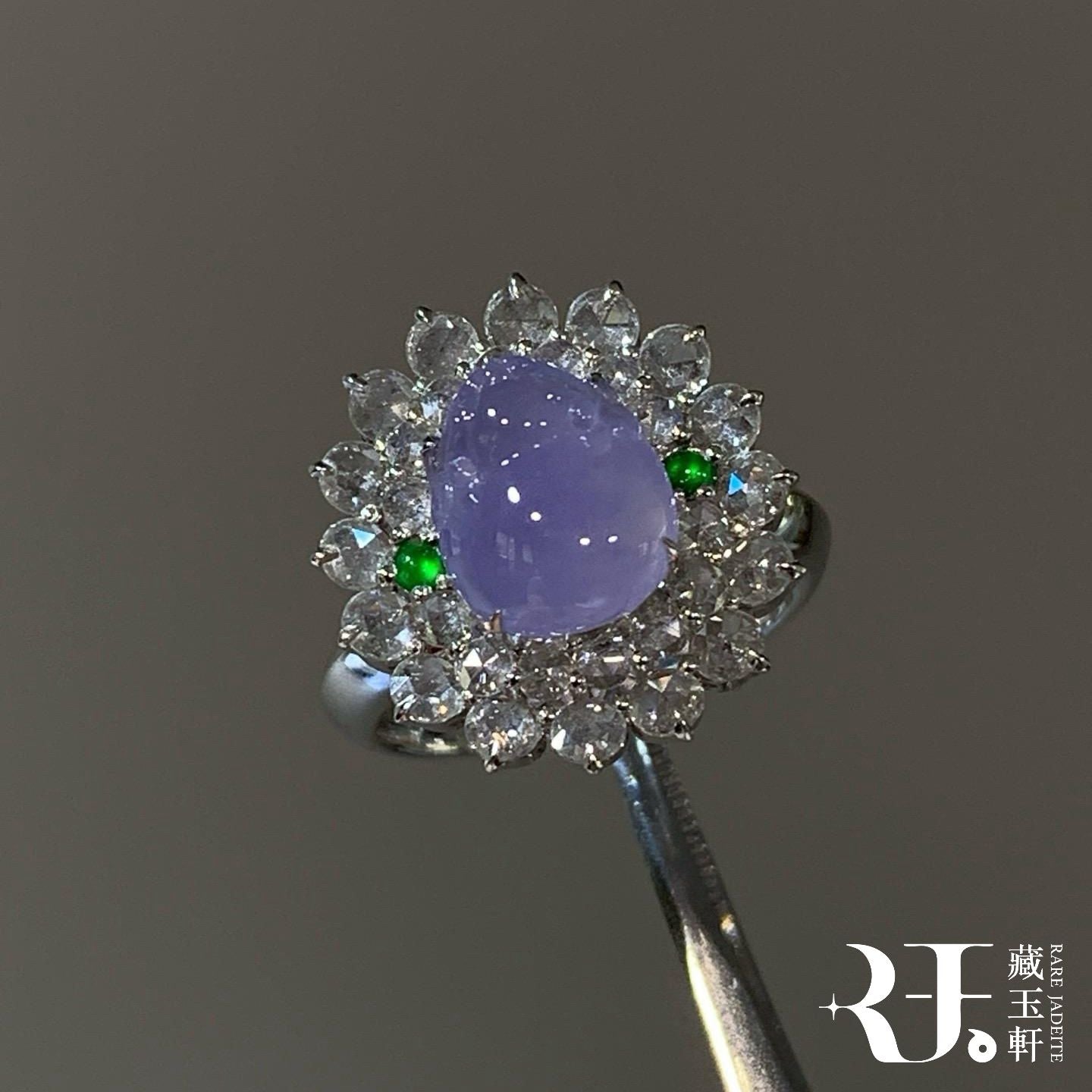 紫羅蘭豼貅戒指