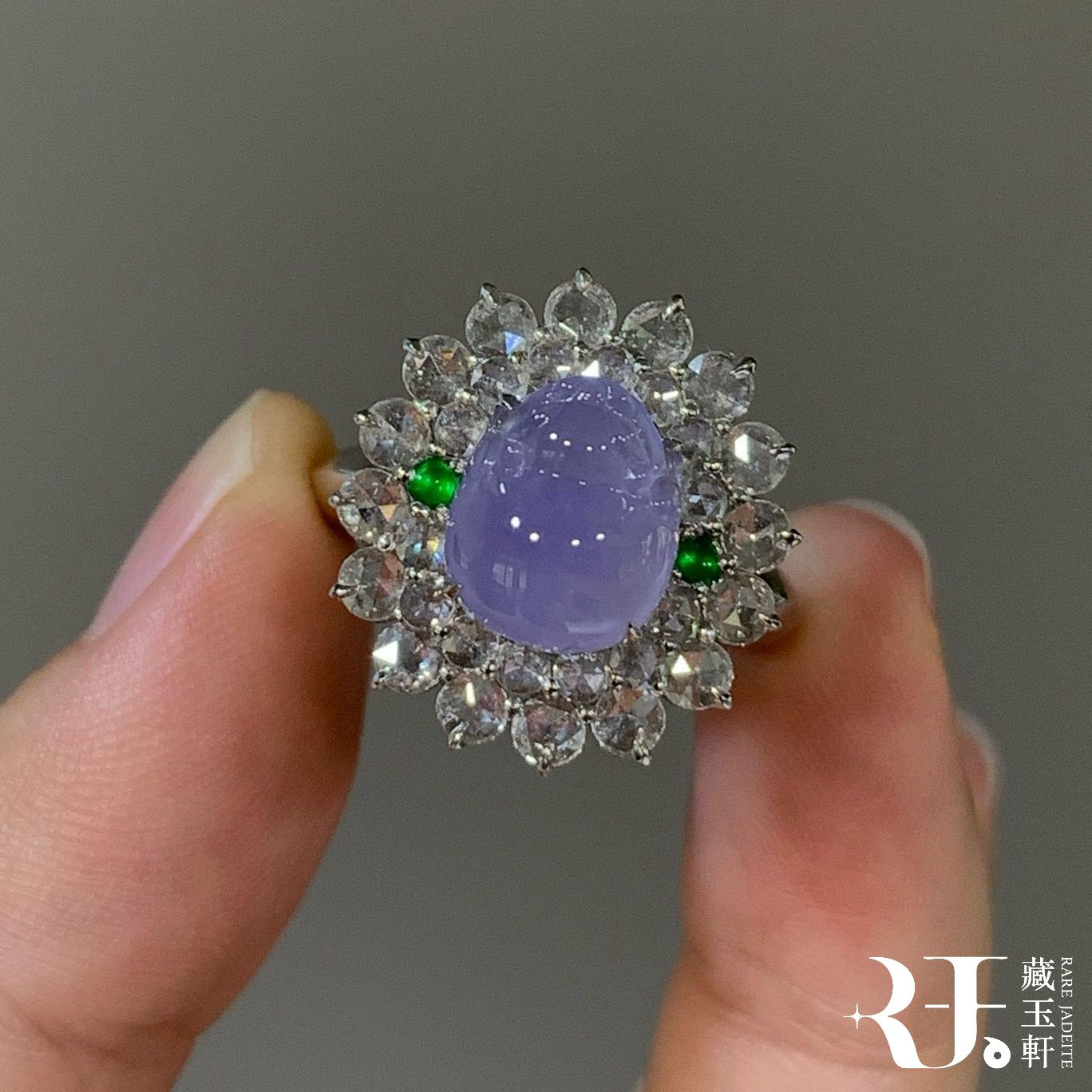 紫羅蘭豼貅戒指