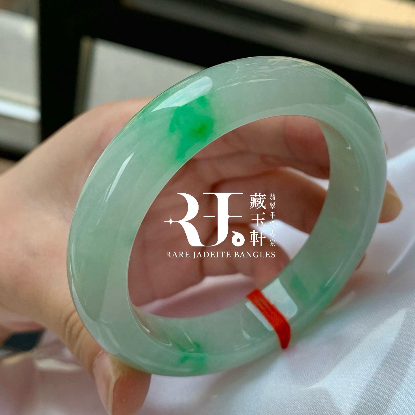 甜果綠飄花平安鐲