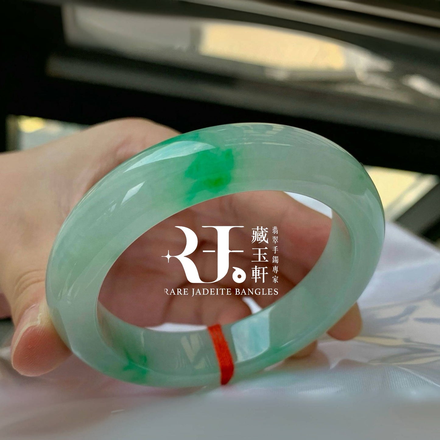 甜果綠飄花平安鐲