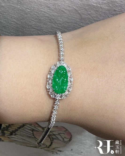翠綠玉葉手鍊