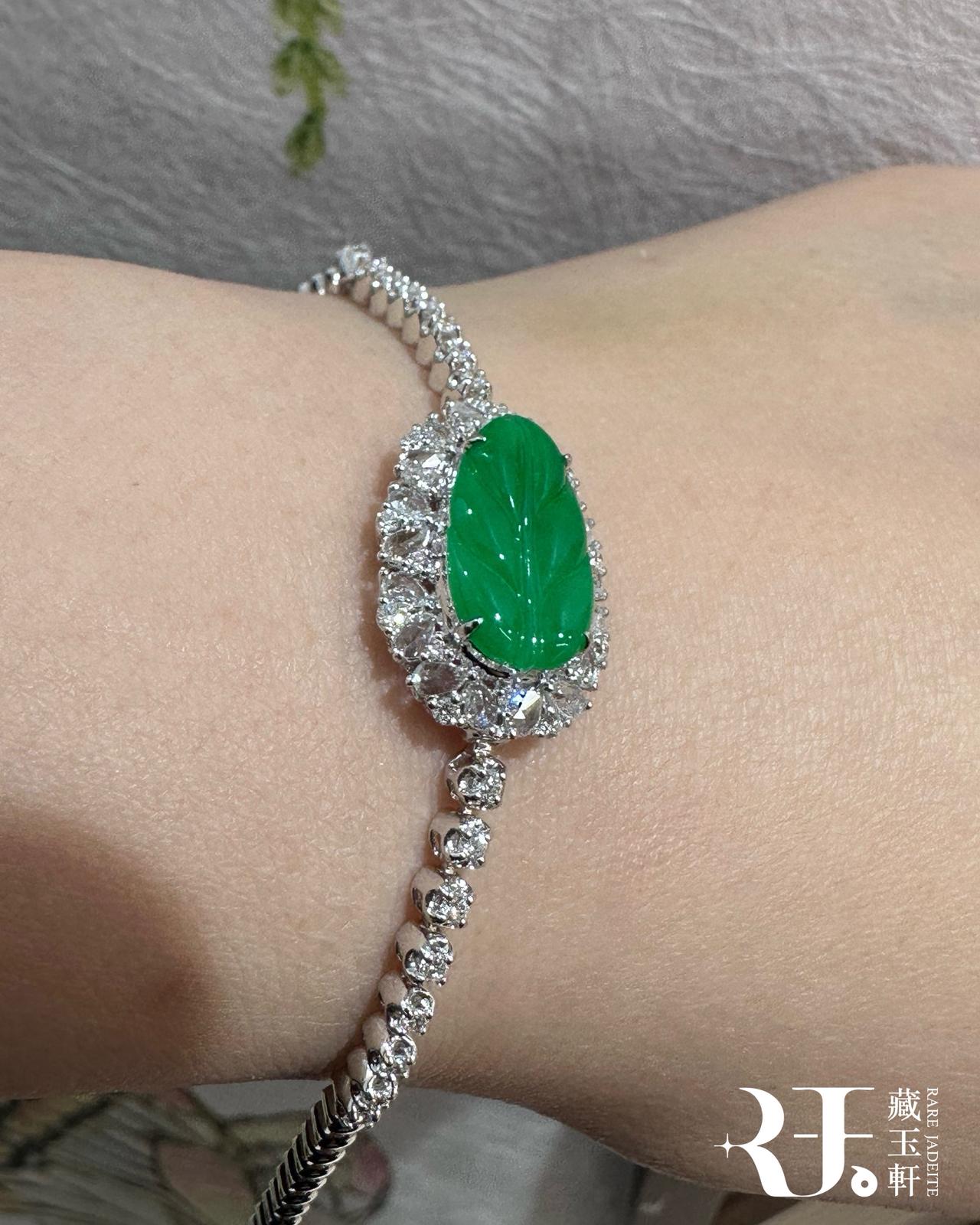 翠綠玉葉手鍊
