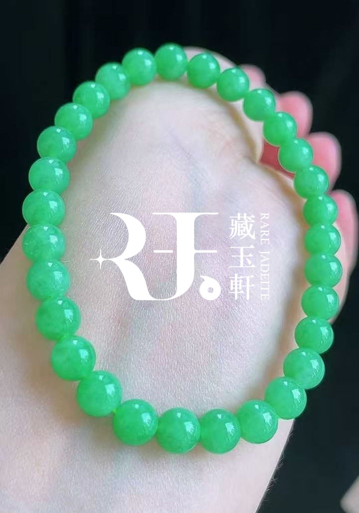 甜陽綠翡翠手串