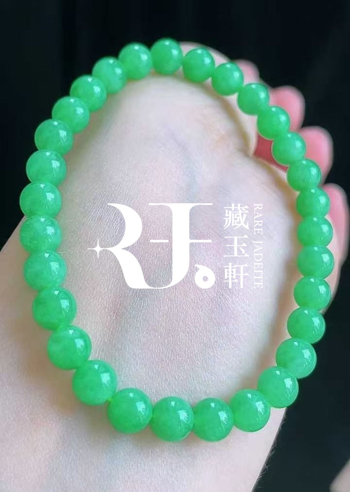 甜陽綠翡翠手串
