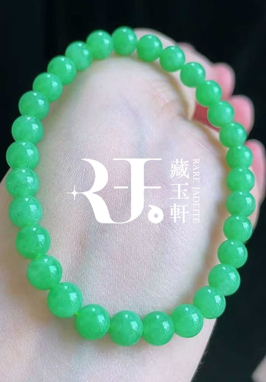 甜陽綠翡翠手串