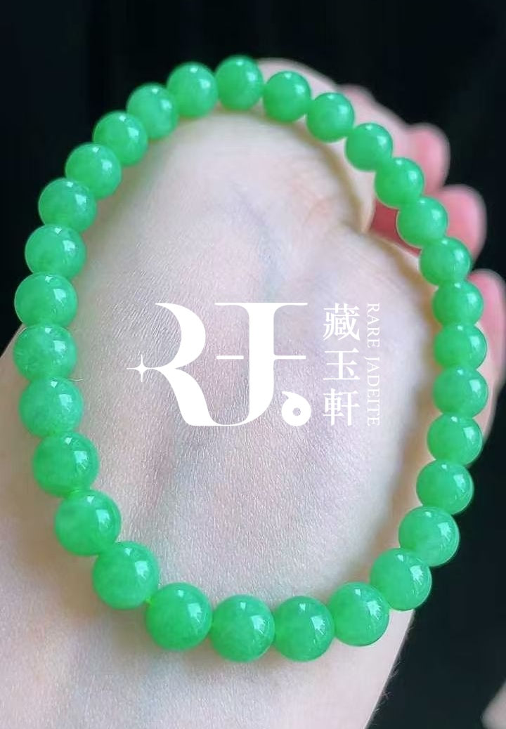 甜陽綠翡翠手串