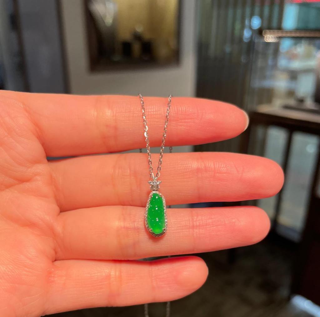 冰陽綠福豆吊墜