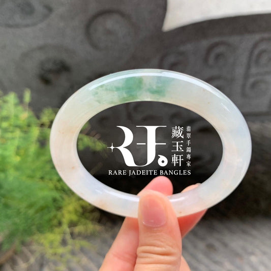 冰飄綠灑金福鐲
