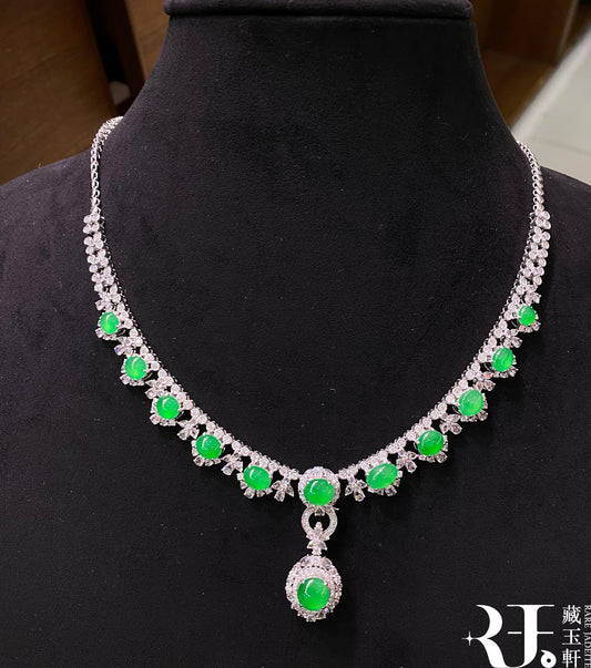 奢華陽綠鴿子蛋三用款