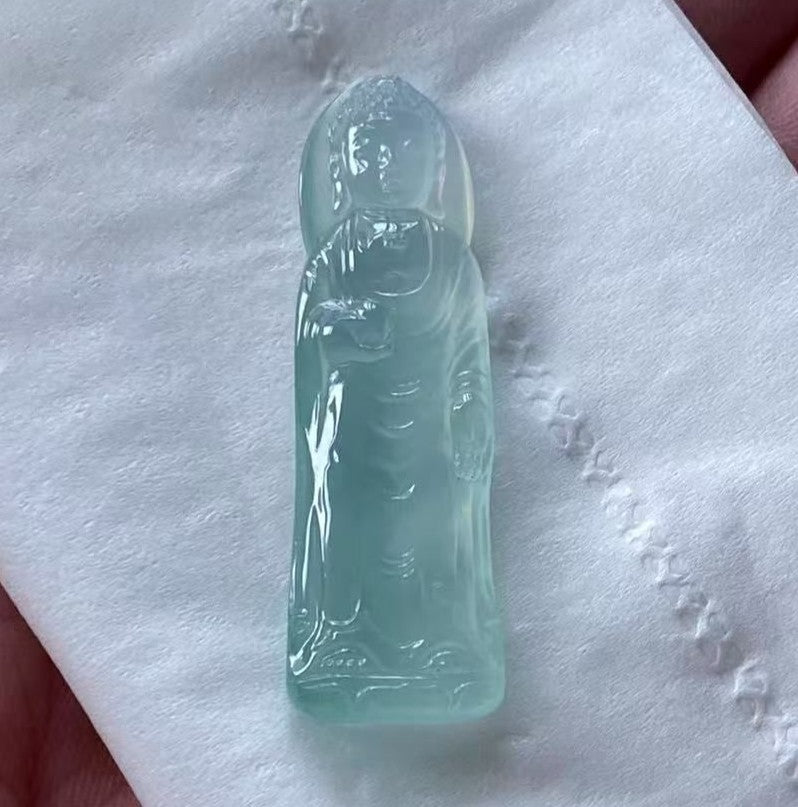 玻璃種天空蓝大日如来