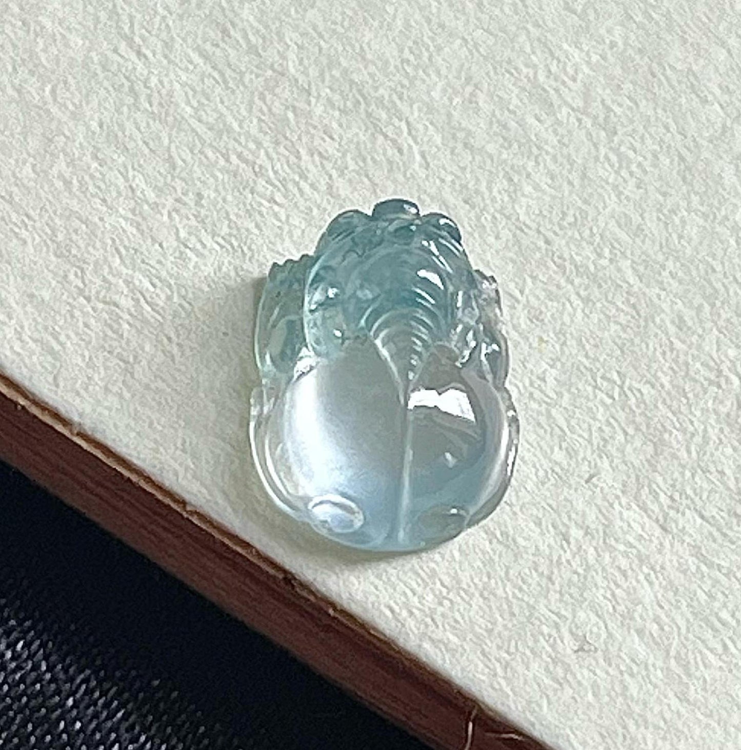 冰晴藍豼貅裸石