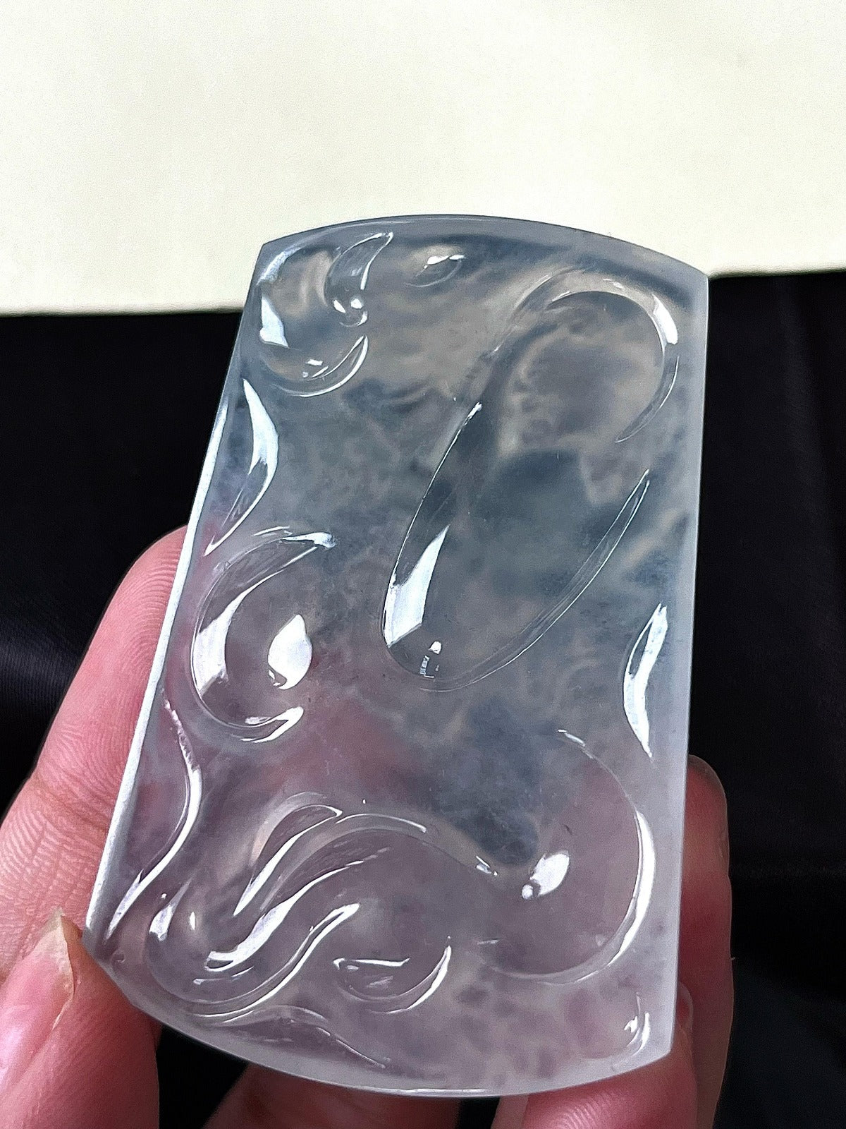 高冰翡翠大龍牌